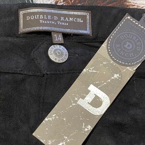 Double D Ranch Elegant Black Trousers